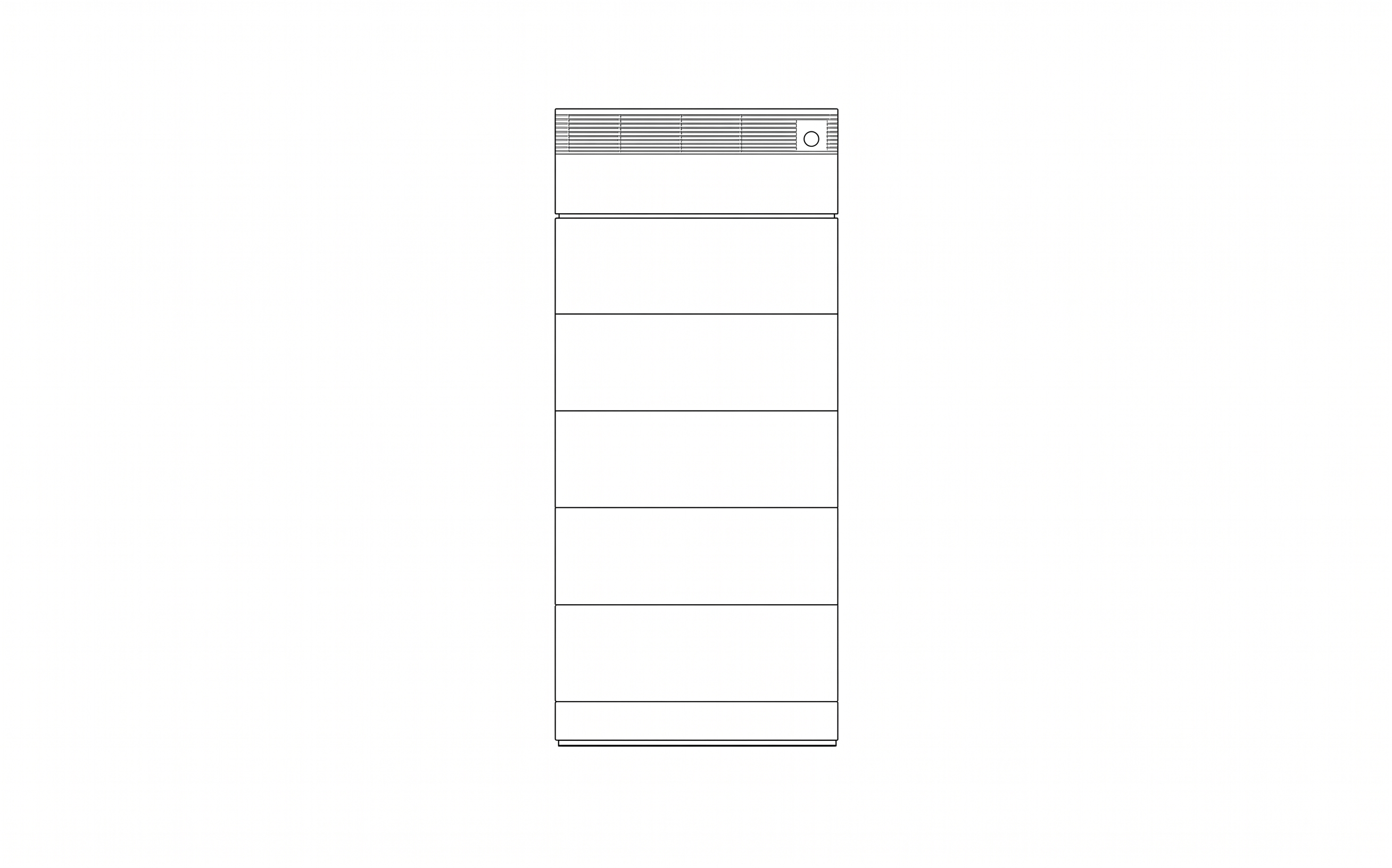 DuoBox 2D front elevation